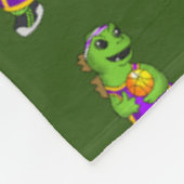 Larry the Lizard Basketball Star Fleecedecke (Ecke)