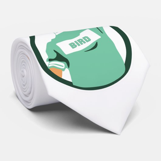 Larry-Vogel trägt Krawatte #33 zur Schau (Gerollt)