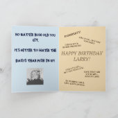 Larrys Geburtstagskarte Karte (Innenseite)
