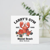 Larry's Gym am Strand von Mussel (Stehend Vorderseite)