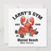 Larry's Gym am Strand von Mussel (Rückseite)