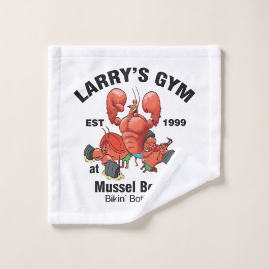 Larry's Gym am Strand von Mussel Waschlappen (Waschlappen)