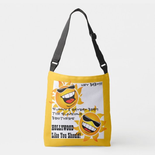 LARRYSTOTES SUNNY&RAYRAY TRAGETASCHEN MIT LANGEN TRÄGERN (Vorderseite)