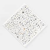 Lars Confetti Wasserfarbe Dots Papier Napkin Serviette (Ecke)