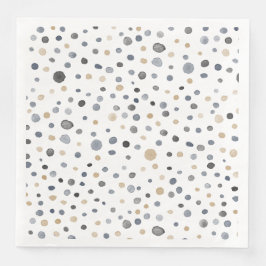 Lars Confetti Wasserfarbe Dots Papier Napkin Serviette