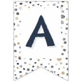 Lars Confetti Wasserfarben Punkte Jagdflagge Wimpelkette (Dritte Fahne)