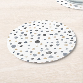 Lars Confetti Watercolor Dots Paper Untersetzer