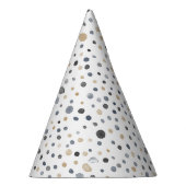 Lars Confetti Watercolor Dots Party Hat Partyhütchen (Rechts)