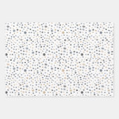 Lars Confetti Watercolor Dots Wrapping Paper Geschenkpapier Set (Vorderseite 3)
