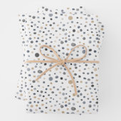 Lars Confetti Watercolor Dots Wrapping Paper Geschenkpapier Set (Beispiel)