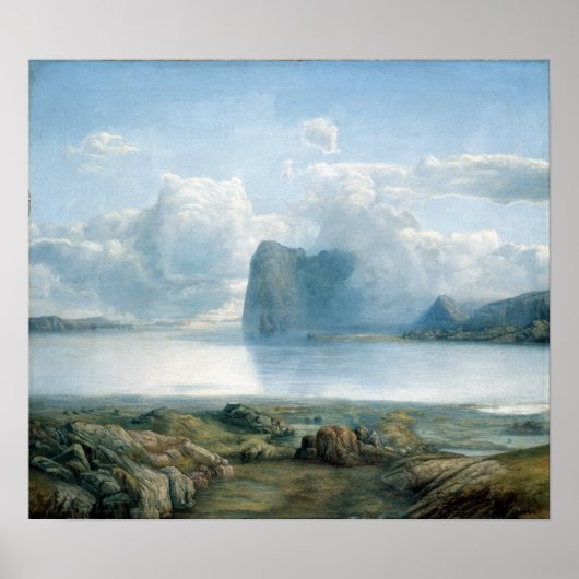 Lars Hertervig Island Borgøya Poster (Vorne)