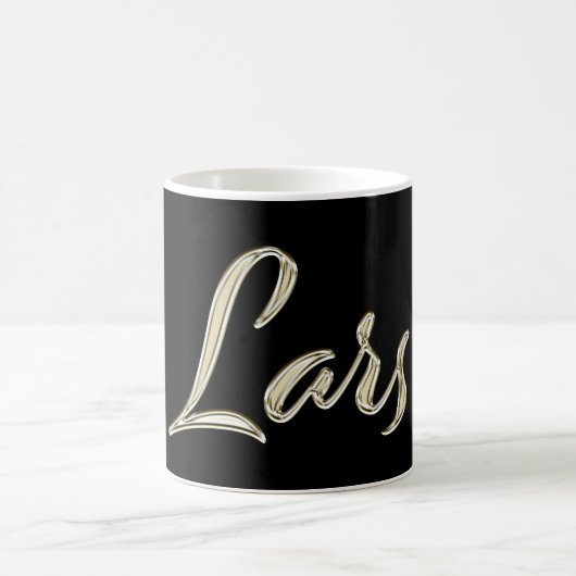 Lars Name whitegold Tasse Teetasse Kaffeetasse (Mittel)