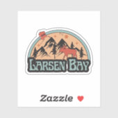 Larsen Bay, Alaska Sticker (Blatt)