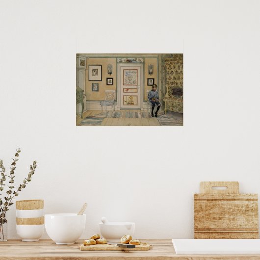 Larsson - A Zuhause Poster (Küche)
