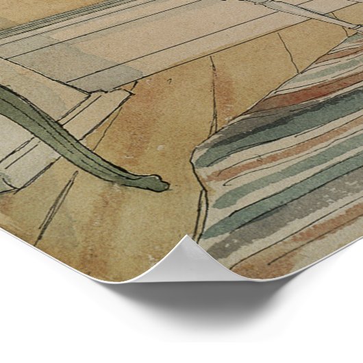 Larsson - A Zuhause Poster (Ecke)