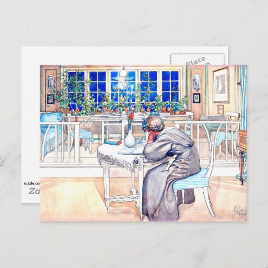 Larsson - Am Abend der Reise nach England Postkarte (Vorne/Hinten)