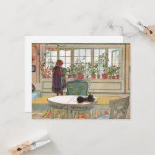 Larsson: Blume auf dem Windows Karte (Vorderseite/Rückseite Beispiel)