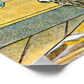 Larsson - Blume auf einem Windows Poster (Ecke)