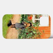 Larsson - Brita mit Katze und Sandwich, Case-Mate iPhone Hülle (Rückseite (Horizontal))