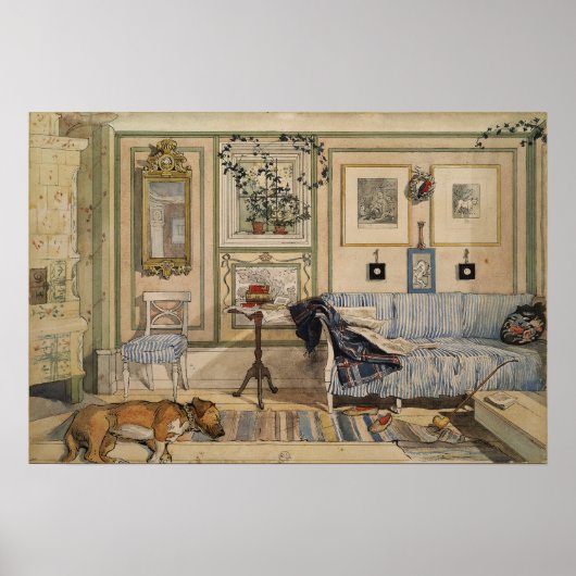 Larsson - Cosy Corner (von einer Zuhause) Poster (Vorne)