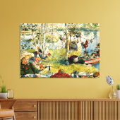 Larsson - Cray Fishing Leinwanddruck (Insitu (Wohnzimmer))