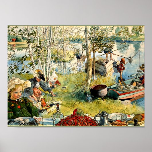 Larsson - Cray Fishing Poster (Vorne)