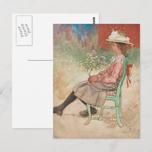 Larsson - Dagmar Grill Postkarte (Vorne/Hinten)