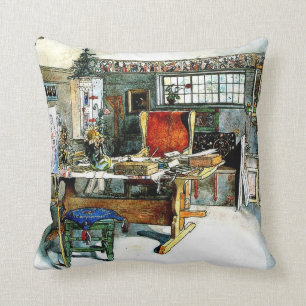 Larsson - Das Studio, Carl Larsson Malerei Kissen