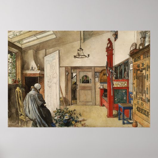 Larsson - Das Studio (von einer Zuhause) Poster (Vorne)