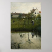 Larsson - Der alte Mann und der Kinderzimmer-Garte Poster (Vorne)