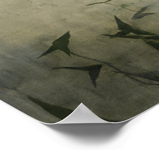 Larsson - Der alte Mann und der Kinderzimmer-Garte Poster (Ecke)