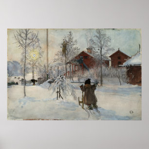 Larsson - Der Hof und Waschhaus (Aus einem Zuhause Poster