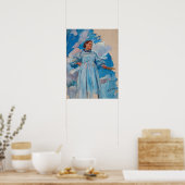 Larsson - die Abbildung einer Frau und eines Sky Poster (Küche)