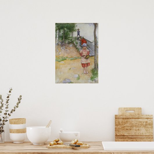 Larsson - durch den Keller Poster (Küche)