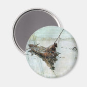 Larsson - Fischerei Magnet (Vorderseite/Rückseite)