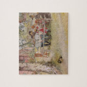 Larsson: Frühstück unter der großen Birke Puzzle (Vertikal)