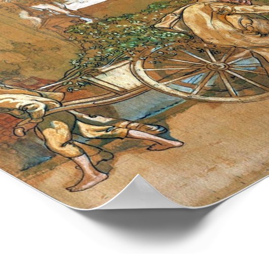 Larsson - Im Freien bläst der Sommer Poster (Ecke)