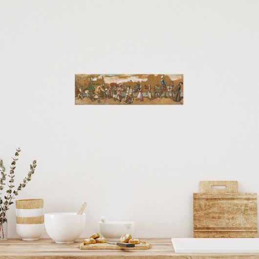 Larsson - Im Freien bläst der Sommer Poster (Küche)