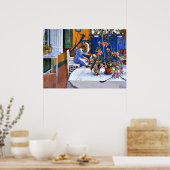 Larsson: Inneres mit Kaktus Poster (Küche)