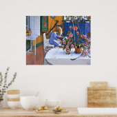 Larsson - Inneres mit Kaktus Poster (Küche)