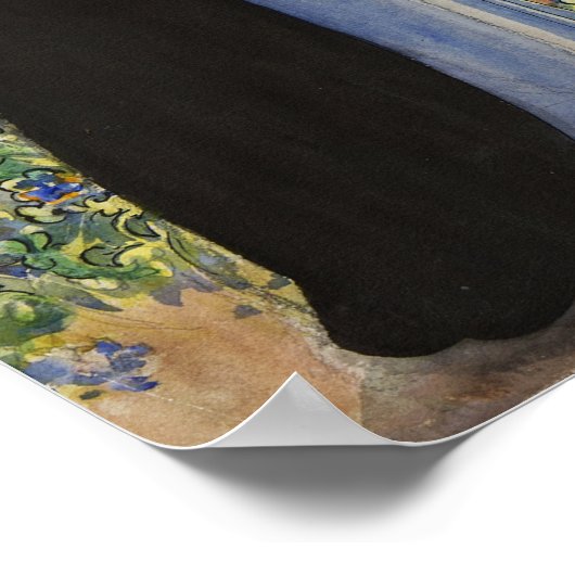 Larsson - Karin an der Küste Poster (Ecke)