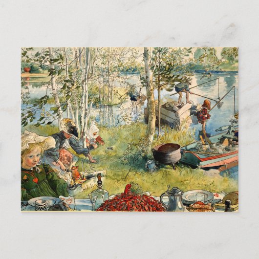 Larsson - Krebsfischen - Postkarte (Vorderseite)