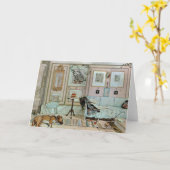 Larsson - Lazy Nook, Karte (Gelbe Blume)