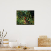 Larsson - Little Red Riding Hood 1881 Poster (Küche)