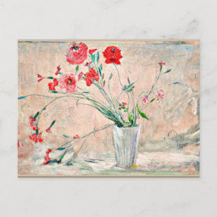 Larsson - Nelken und Mohn Postkarte