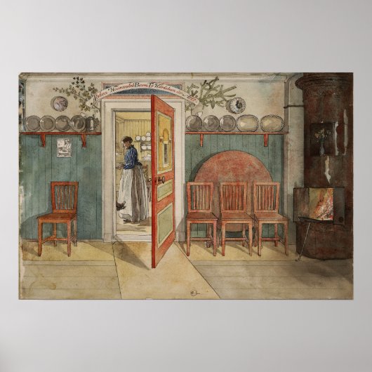 Larsson - Old Anna (von einer Zuhause) Poster (Vorne)