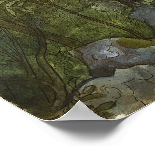 Larsson - Open-Air-Studio (von einer Zuhause aus) Poster (Ecke)