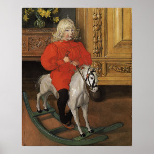 Larsson - Portrait von Casimir Laurin Poster