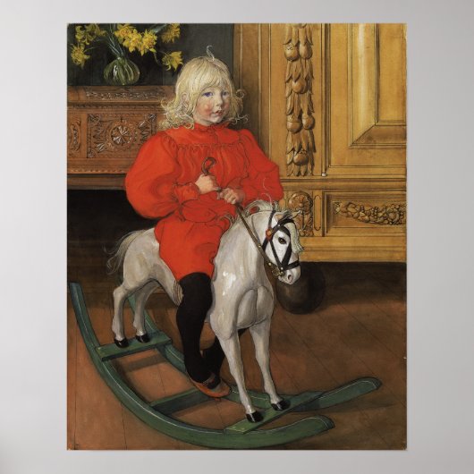 Larsson - Portrait von Casimir Laurin Poster (Vorne)