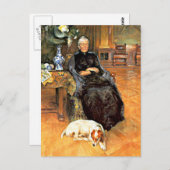 Larsson: Portrait von Gothilda Furstenberg Postkarte (Vorne/Hinten)